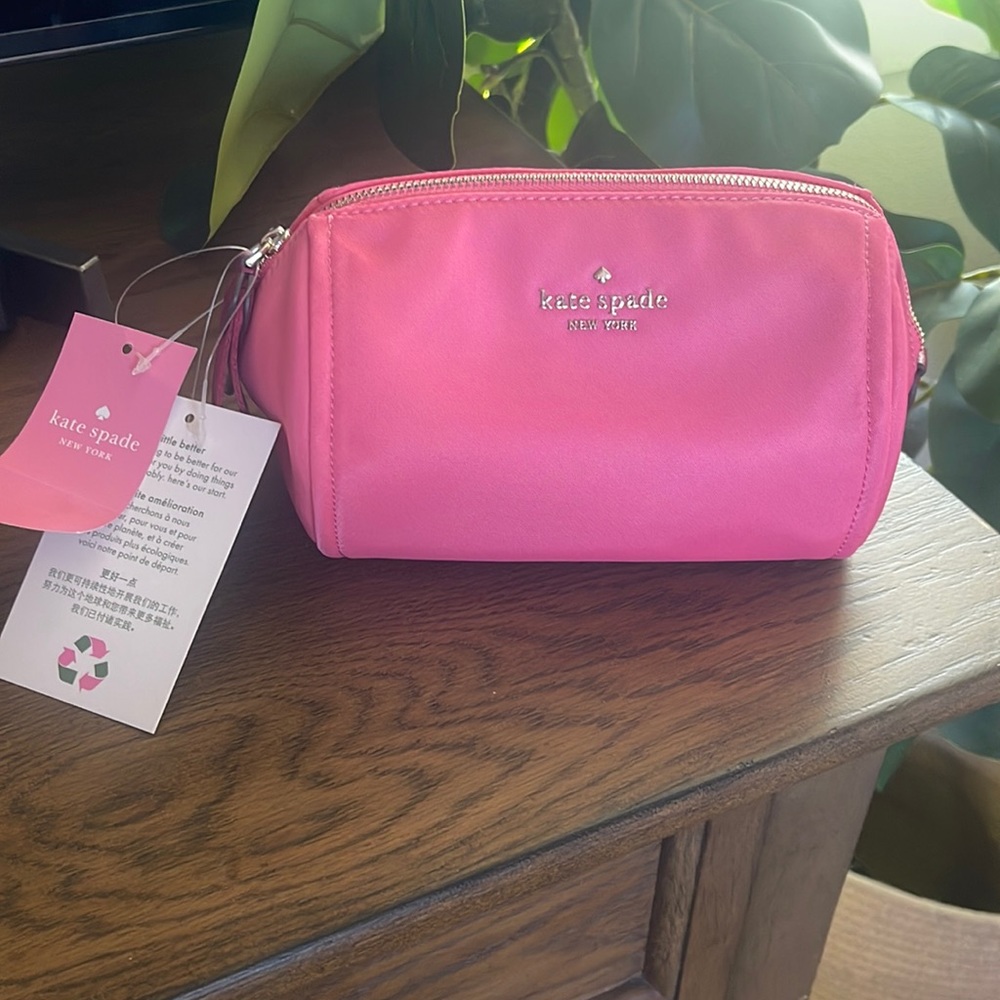 Kate Spade vinyl make-up bag